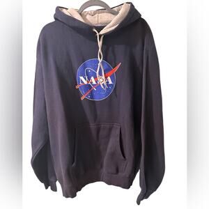 NASA Kangaroo Hoodie NWOT Navy, size XL